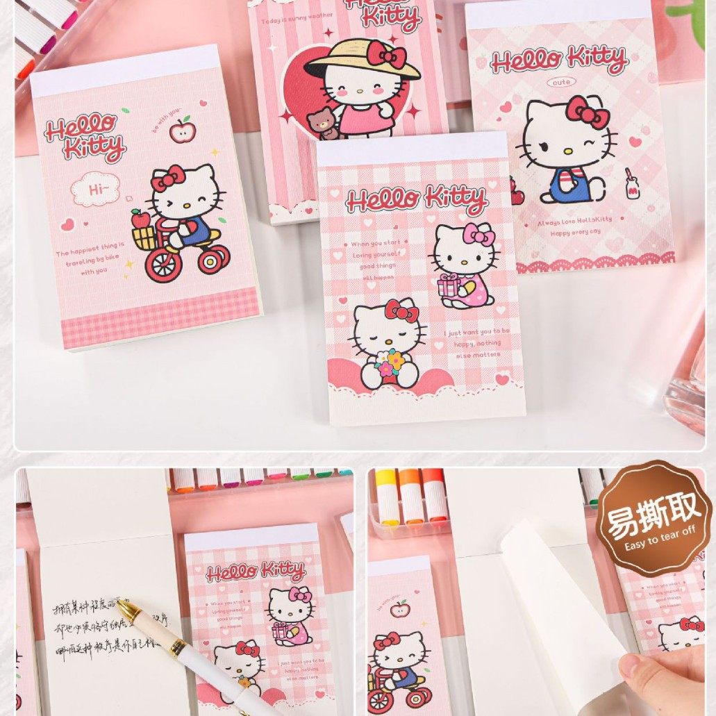 ハローキティ-A7紙ノート（白紙）