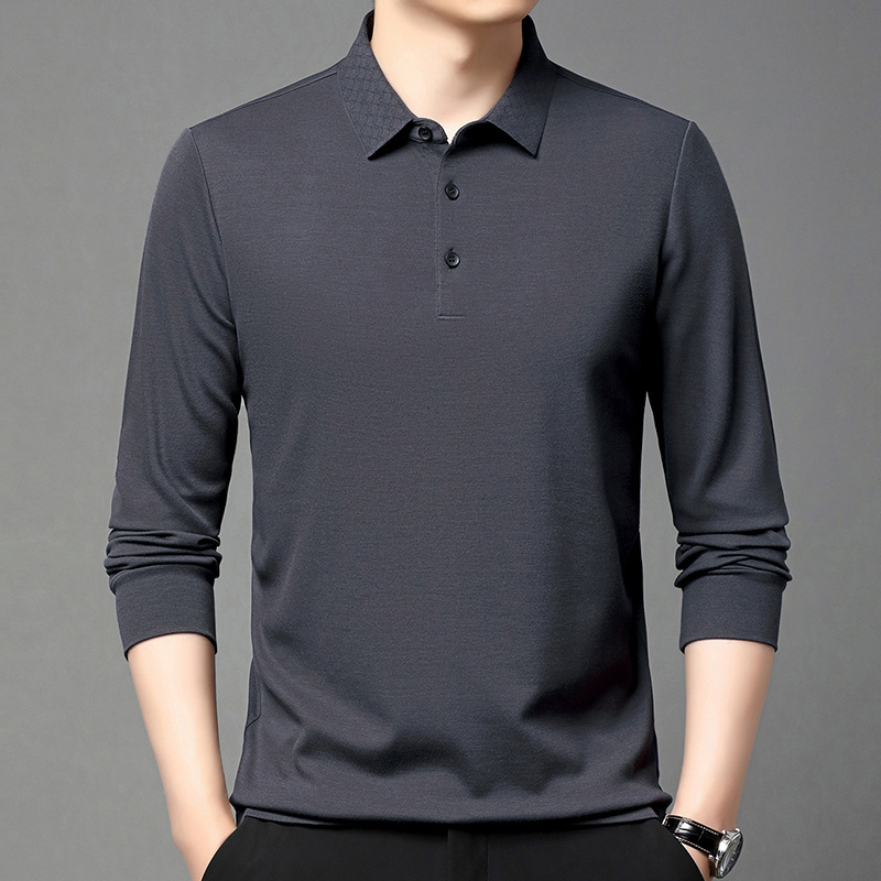 Áo Sơ Mi Nam Hàng Mùa Xuân Thu Đông Trung Niên