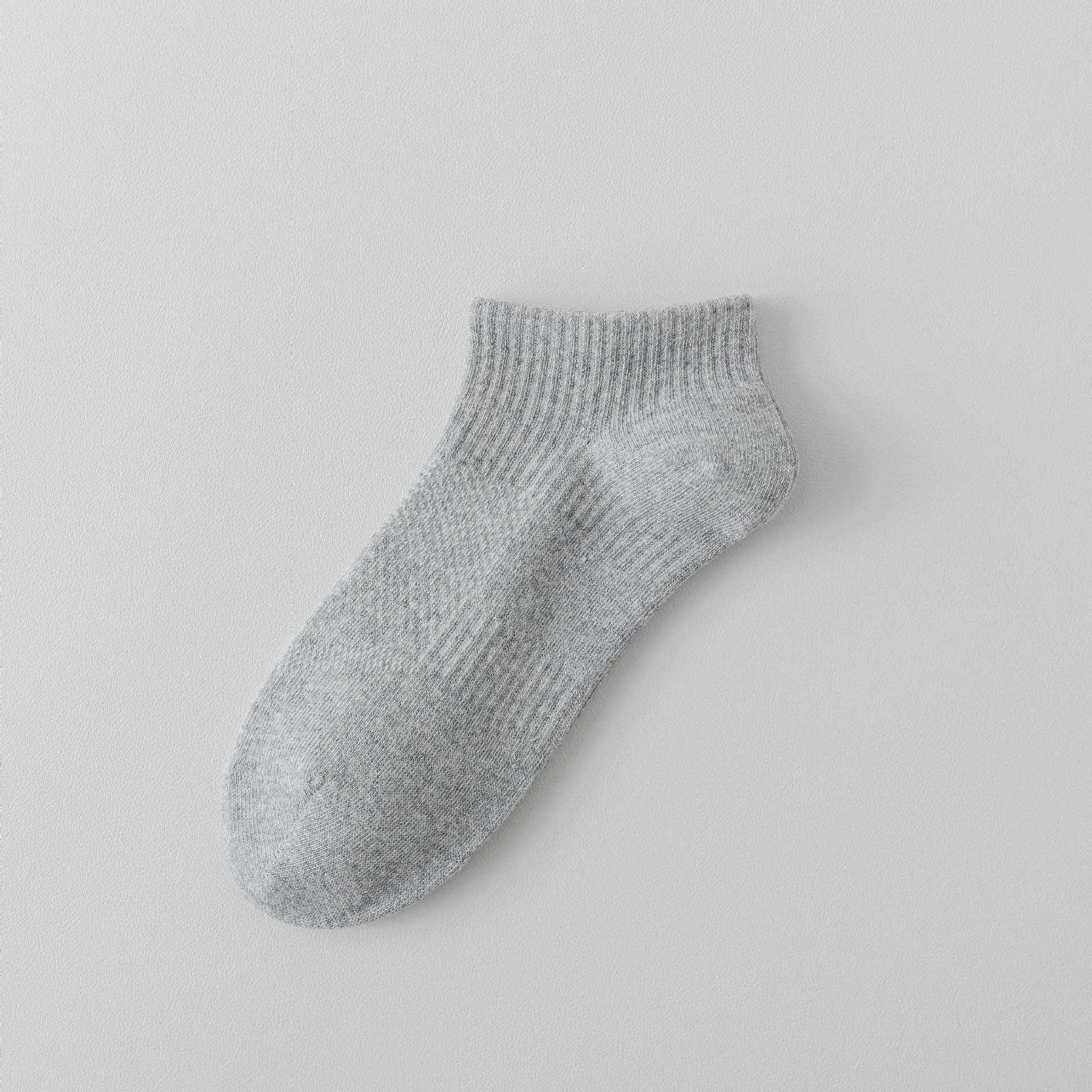 白色袜子男士春秋中筒袜女款纯棉吸汗运动袜篮球袜加厚毛巾底长袜