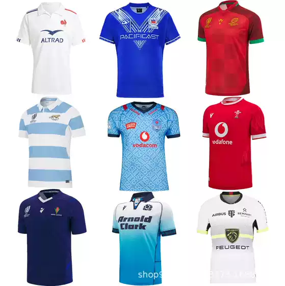 2425 Rugby Lions Bulls Leinster Tullus National Team Jaguars Wales Rugby Jersey