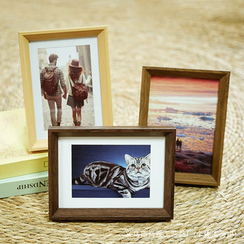 Chinoiserie Beveled Edge Photo Frame Wholesale Wooden Table Frame Ornaments Photo Calligraphy Word Framed Wall Hanging New Chinoiserie