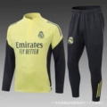 Half pull 2526 real madrid light yellow
