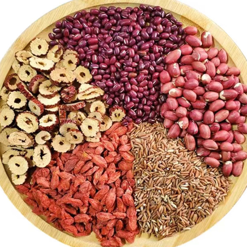 Five red powder and five black powder 500g canned five red soup, red jujube, medlar powder, whole grain meal replacement powder, ready-to-eat