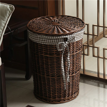 Dirty Clothes Basket Rattan Dirty Clothes Storage Basket Wicker Dirty Clothes Basket Chunjia Home Clothes Storage Basket Toy Storage Box