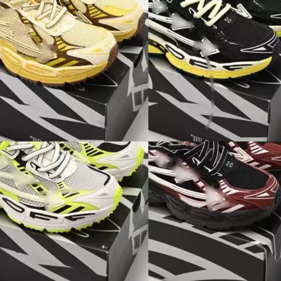 Putian European and American men's and women's sneaker in stock OW Be Right Back foreign trade supply casual shoes