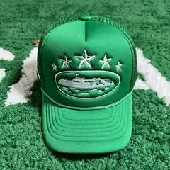 Corteiz 5 Starz Alcatraz Trucker American Truck Hat Export Trendy Brand Embroidered Sunscreen Card