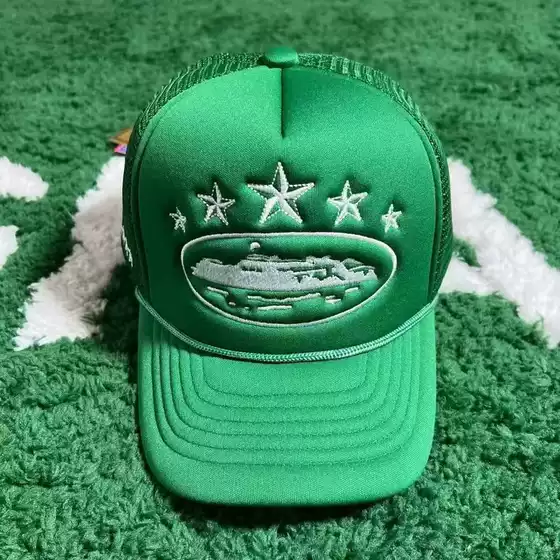 Corteiz 5 Starz Alcatraz Trucker American Truck Hat Export Trendy Brand Embroidered Sunscreen Card