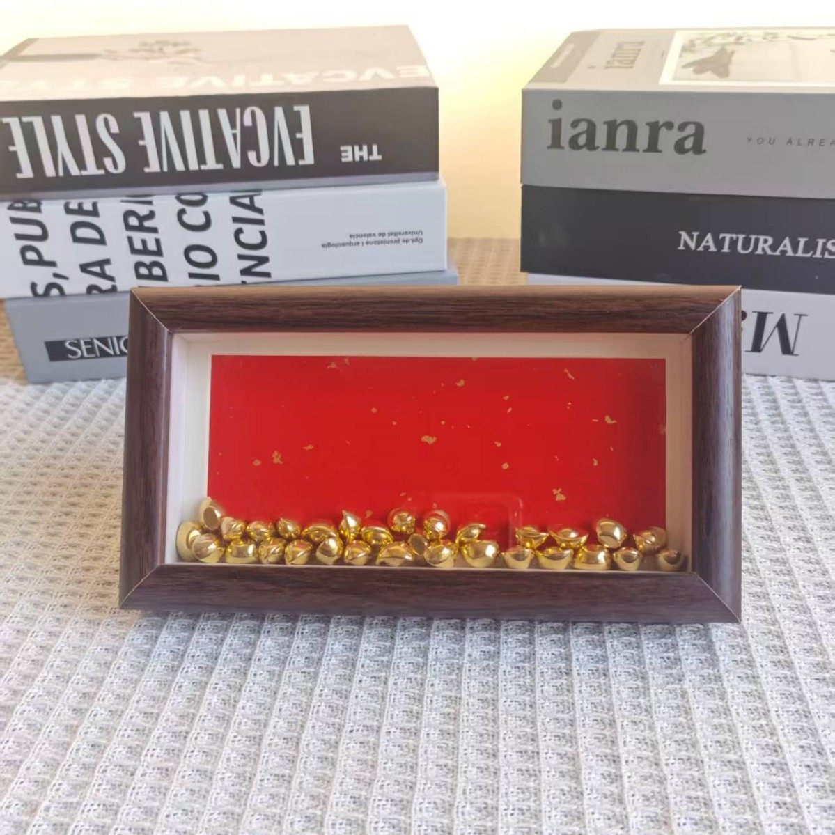 Calligraphy Photo Frame Housewarming New Home Text Display Decoration Ornaments Scenic Spot Cultural Tourism Creative Souvenir Gift DIY Handmade