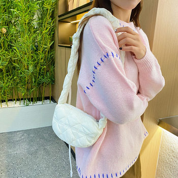 Women's New Cross-Border Fashion Korean-Style Niche Versatile Cloud Bag Pleated Dumpling Bag Shoulder Crossbody Bag