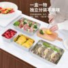 Square Plate, Stainless Steel Dinner Plate, Hot Pot Preparation Plate, Deep Plate, Tray, Towel Plate, Barbecue Plate, Household Fish Plate