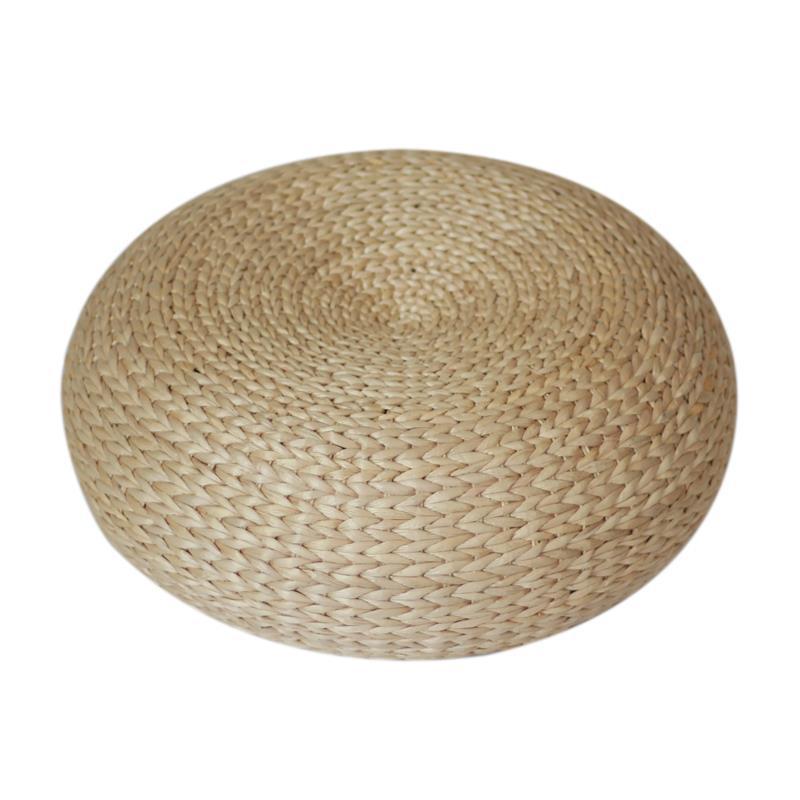 Straw Futon Cushion Tatami Bay Window Cushion Round Sitting Pier Rattan Thickened Household Tea Ceremony Meditation Mat