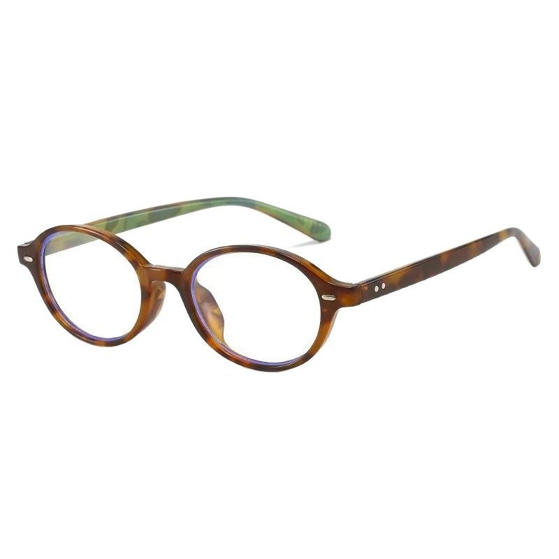 Zhang Yuanying's Same Style Nerd-Style Plain Glasses for Women, Anti-Blue Light, Small Frame, Finished Myopia Glasses Frame, Wholesale from Manufacturer