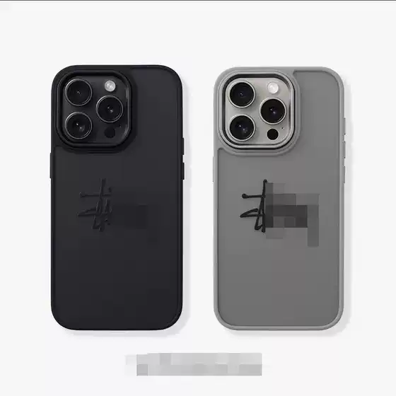Fashion Brand iPhone15 Premium Grey 16 Phone Case for Apple 14 Frosted Protective Cover 13Promax Personality