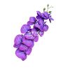 3D Printed Film 9-Head French Phalaenopsis Wedding Set Home Decoration Artificial Flower Hotel Flower Arrangement Cross-Border Flower