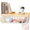 Storage Hanging Basket Dormitory Under-Table Hanging Storage Rack Cabinet Wardrobe Layering Artifact Bedside Hanging Storage Basket