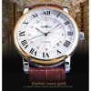 Winner Simple Fashion Men's Watch Automatic Mechanical Watch Roman Numerals Dial Business Belt Watch