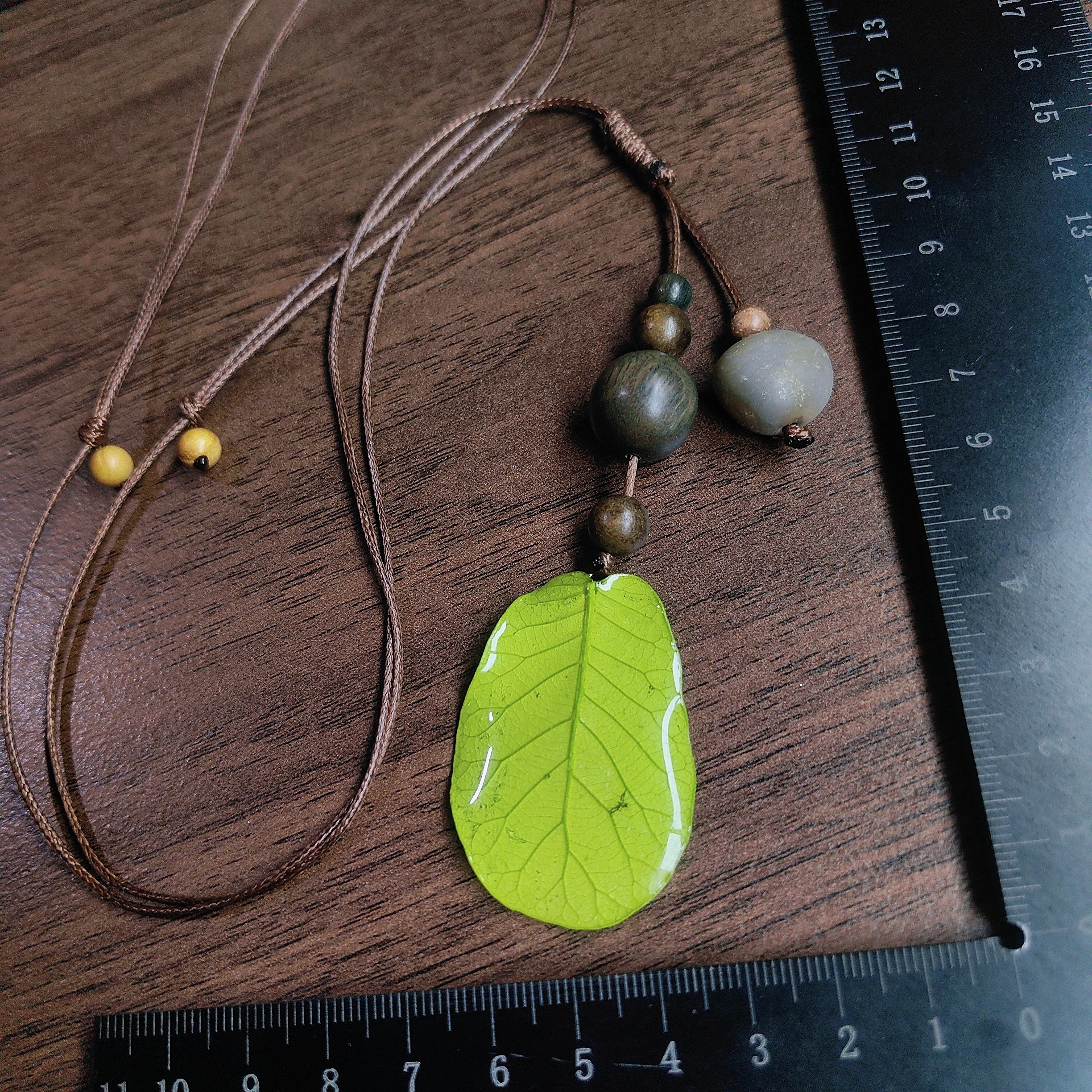 Original Plant Fruit Necklace, Acorn Shell, Childlike Retro Long Ethnic Style Artistic Chinese Medicine Layered Sweater Chain