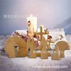 Cross-border explosions independent station Easter scene wooden decoration holiday gift decoration set