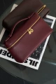 Burgundy gold buckle (sheepskin lining)
