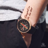 guou Guou мужские часы женские силиконовые кварцевые парные часы модный тренд с календарем унисекс студенческие парные часы