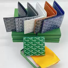 In-Stock Luxury Goyard Wallet Versatile for Men and Women, Elegant Short Wallet, Card Holder, Coin Purse, Export