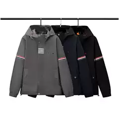 New Tb Jacket for Autumn and Winter, Unisex Style, Windbreaker, One-Piece Drop Shipping