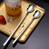 304 stainless steel long handle mixing spoon lengthened seasoning coffee spoon creative dessert honey spoon bar long ice spoon