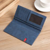 2024 new men's thin long wallet young student multi-card pu wallet Korean simple suit bag