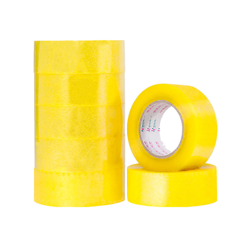 Transparent tape high viscosity sealing packing tape whole box wholesale large roll packing sealing express tape is not easy to break