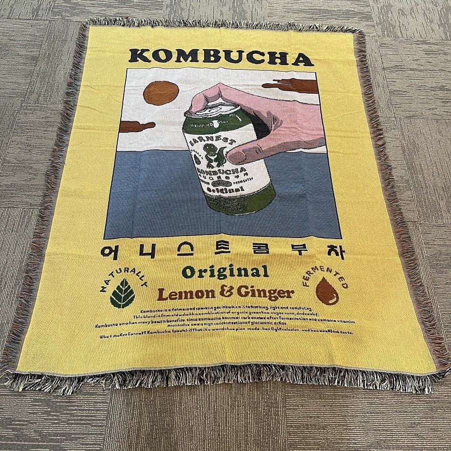 Camping blanket bed leisure blanket blanket office nap blanket knitted thread blanket aircraft blanket Nordic style