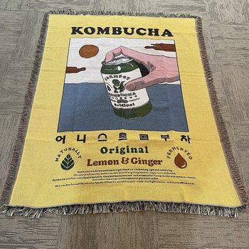 Camping blanket bed leisure blanket blanket office nap blanket knitted thread blanket aircraft blanket Nordic style