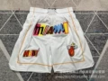 Hot flap pocket pants city white