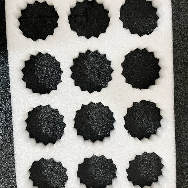 epe pearl cotton egg holder fruit holder 12 pieces of peach kiwi apple express package lined with pearl cotton package