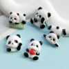 small size Cartoon Flower Panda Handmade DIY Cream Glue Resin Accessories Refrigerator Sticker Hairpin Stationery Box Jewelry Material