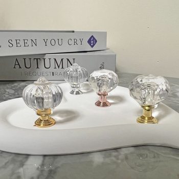 Cross-border E-commerce Candy Box Top Bead Tissue Box Glass Lid Drill Top Handle Health Pot Anti-scalding Accessories Plastic Lid