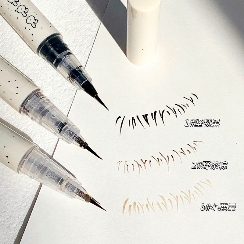 Xixi Original Ink Non-velvet Eyeliner Quick-drying Durable Waterproof Sweat-proof Non-blooming Outline Lower Eyelash Silkworm Shadow Pen