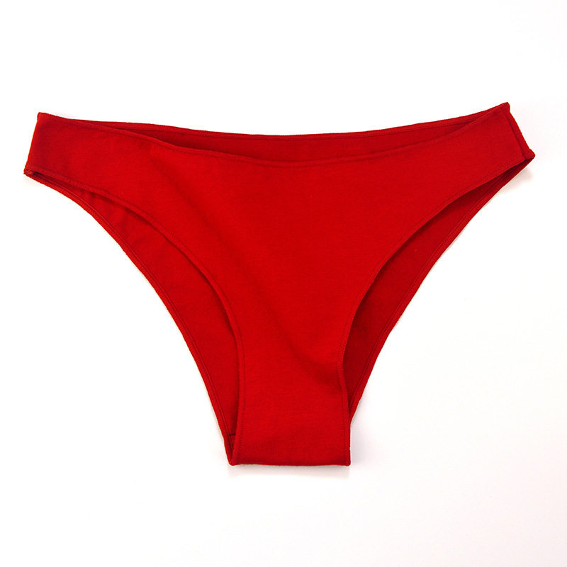 跨境女式内裤性感半包臀低腰大码内裤纯棉女外贸 woman panties