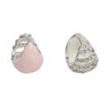 No. 38 thick silver drop oil double layer zircon water drop