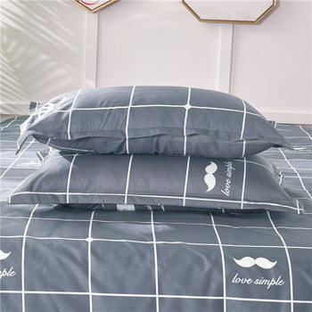 Pillowcase 48X74cm a pair of single student dormitory home skin-friendly sanding pillowcase envelope pillow wholesale