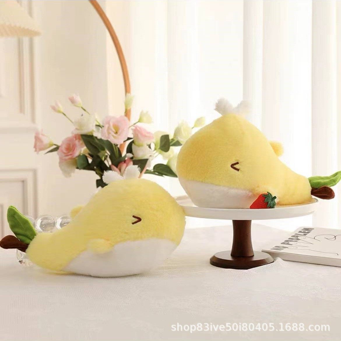 婚礼手抛娃娃8寸毛绒玩具公仔抓机娃娃定制logo