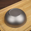 Pure Titanium Double-Layer Japanese-Style Bowl for Home Use, Double-Layer Insulated Rice Bowl, Outdoor Soup Bowl, Camping Anti-Scalding Instant Noodle Bowl, Portable for Hiking