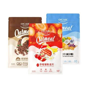 [Ozark] Fruit Oatmeal 400g Pack Oatmeal Wholesale Breakfast Collection Oatmeal Contact TG