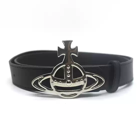 Trendy New Classic Saturn Buckle Belt Universal Casual Fashion All-match Decorative Skirt Jeans Belt