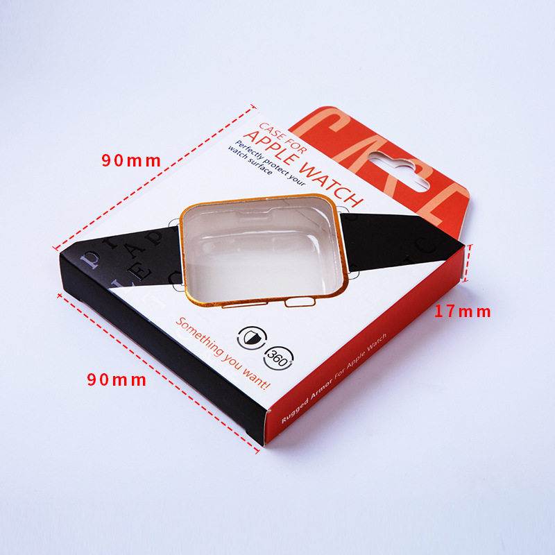 Neutral Applicable Apple Watch Case Protective Cover Color Box Blister Inner Packaging Box 3C Digital Small White Box Packaging