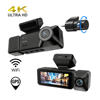 A6706 Amazon 2025 New Model 4K+1+1 Triple Lens 3inch Screen Ultra-Clear Driving Recorder