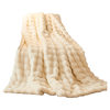 Rabbit Plush Blanket Winter Thickened Blanket Office Nap Blanket Coral Velvet Shawl Student Sofa Blanket