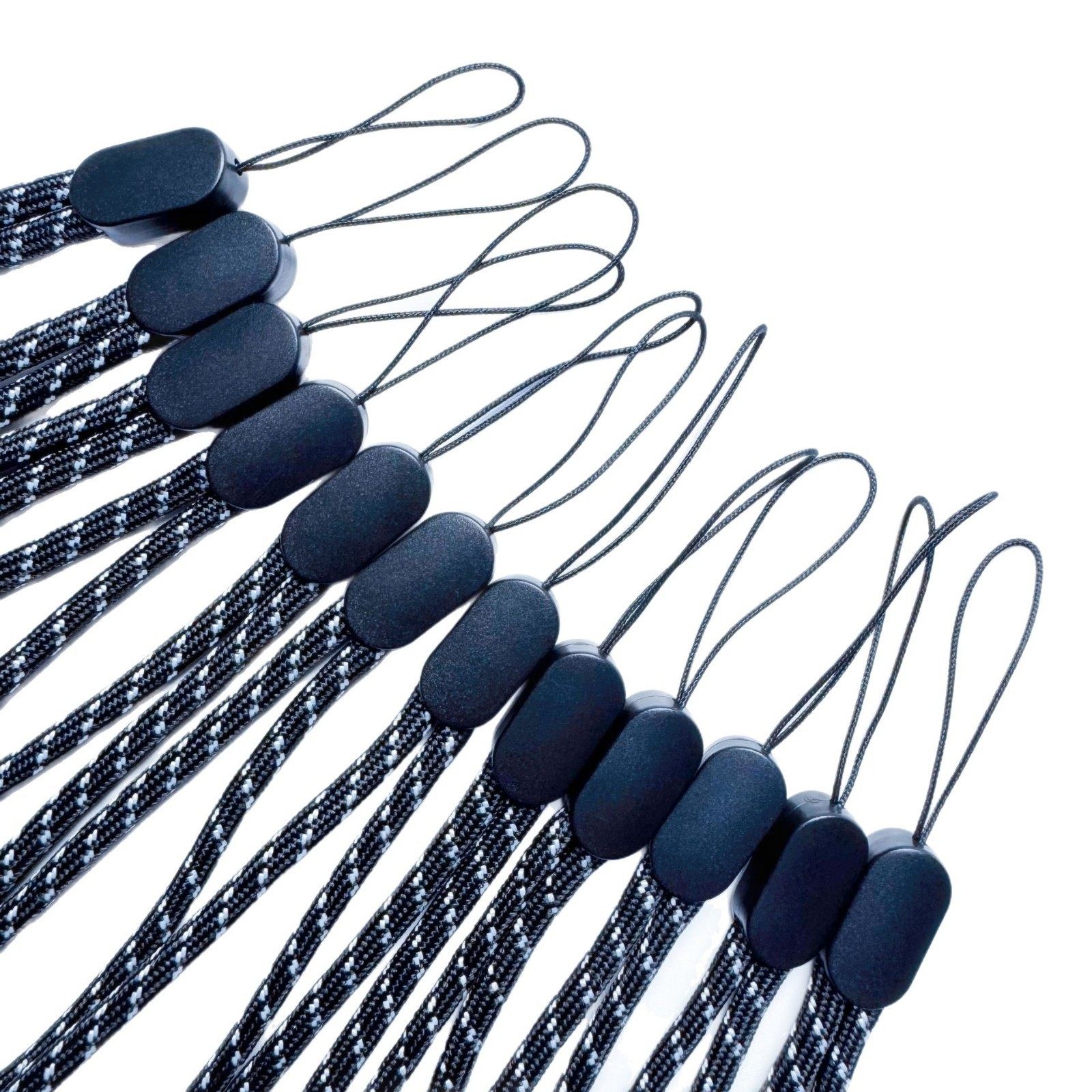 Short Adjustable Round Lanyard Mobile Phone Lanyard Mobile Power Supply Anti-Lost Pine Nut Rope Flashlight Keychain Anti-Lost Rope