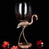 European-style Enamel Red Wine Glass Decanter Set Household High-grade Crystal Wine Glass French Vintage Creative Goblet