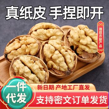 Xinjiang Thin-Skinned Walnut Aksu 185 Paper-Skinned Walnut Original Snack Specialty New Arrival Paper-Skinned Raw Walnut