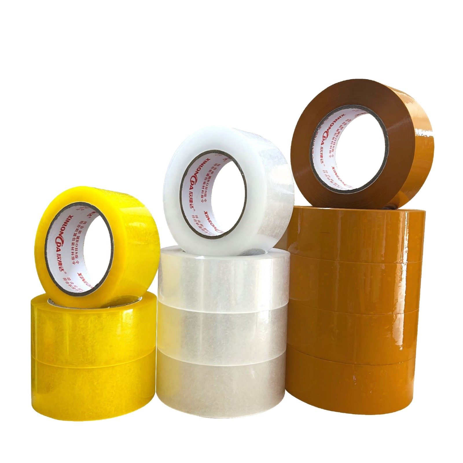 High-stick wide tape wholesale transparent tape full box express packaging sealing tape large roll spot